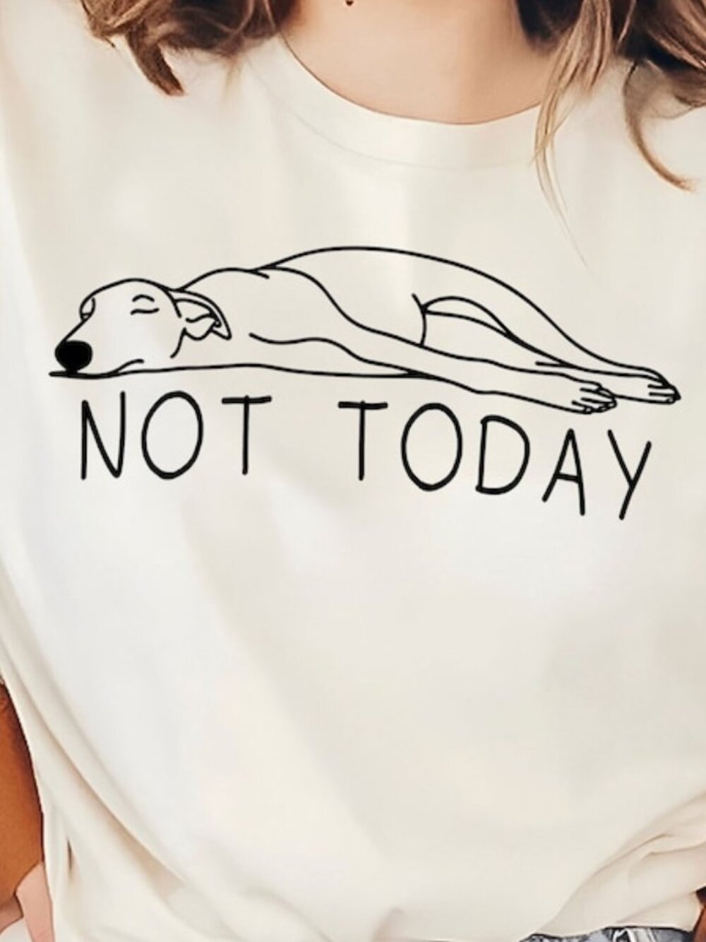 Greyhound Not Today Shirt - Picture 2 of 4